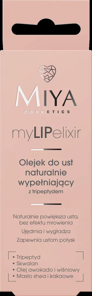 Miya My Lip Elixir - Olio per labbra, riempitivo naturale, 10G