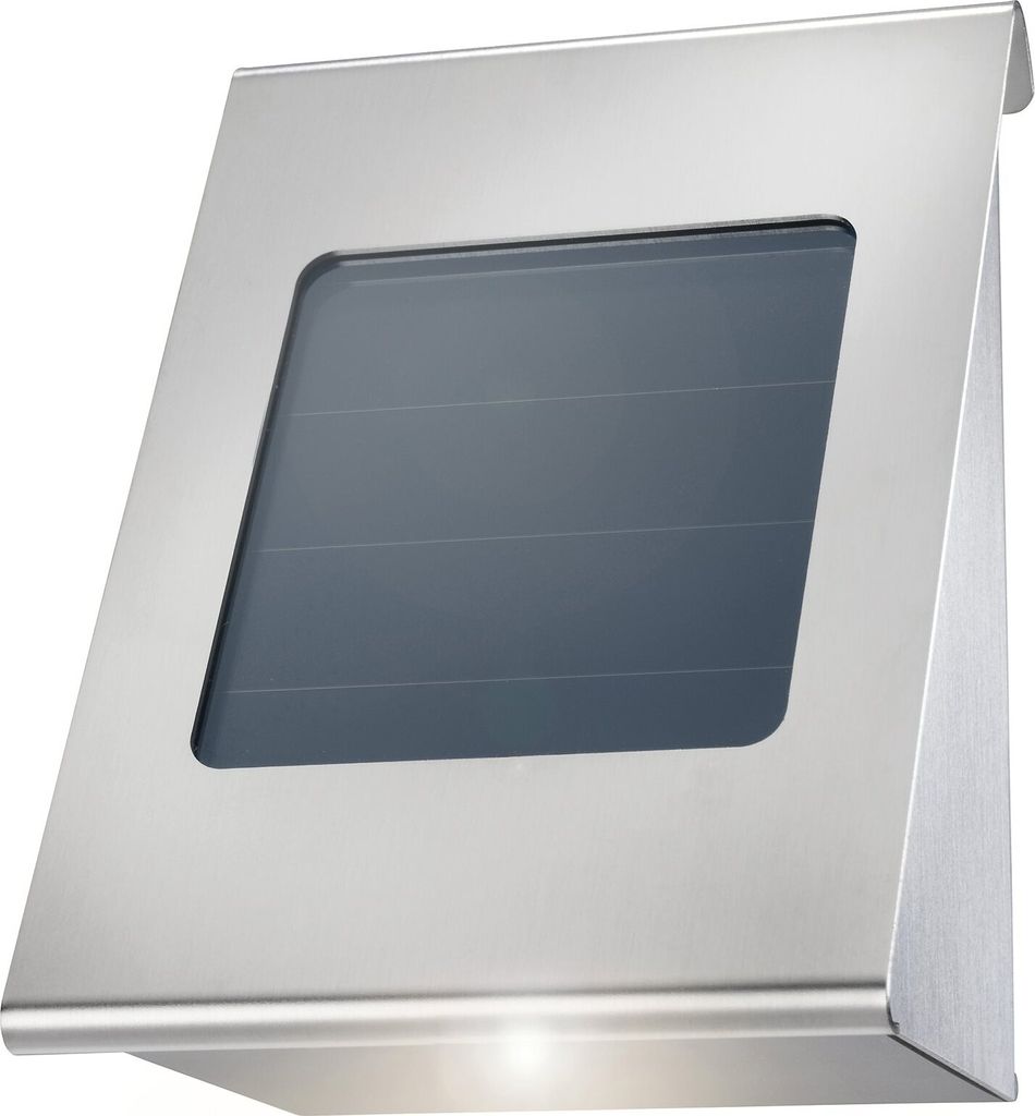 esotec Solar Wandleuchte Shine für außen Edelstahl METALL wetterfest 102116