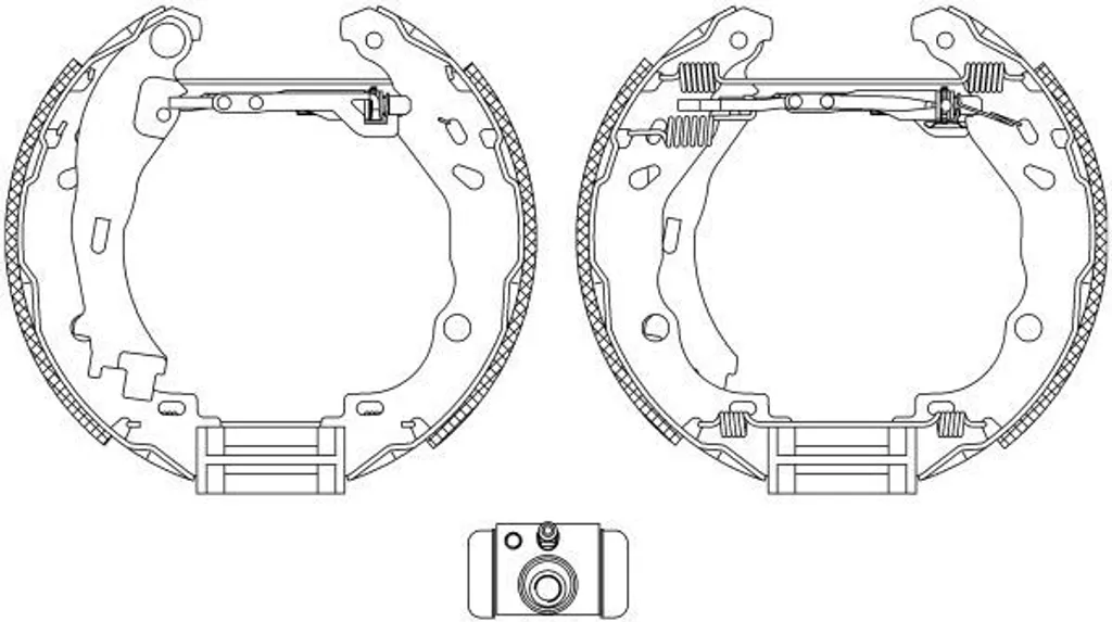 Plaquettes de frein HELLA haute performance OE 1611451080 pour C3 (FC)