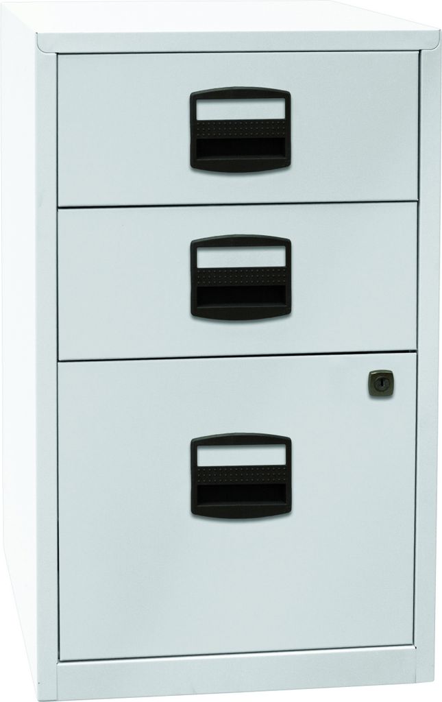 Bisley Home Beistellschrank Home Office - Farbe: Lichtgrau