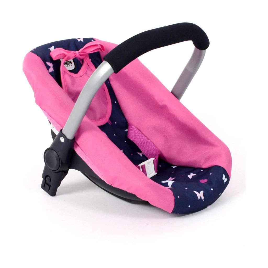 Bayer Chic - Puppen Autositz mit Adapter Butterfly rosa Produktbild 