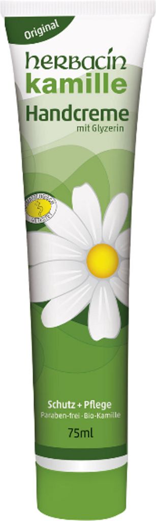 HERBACIN Crema mani alla camomilla, 75 ml Crema Immagine del prodotto 