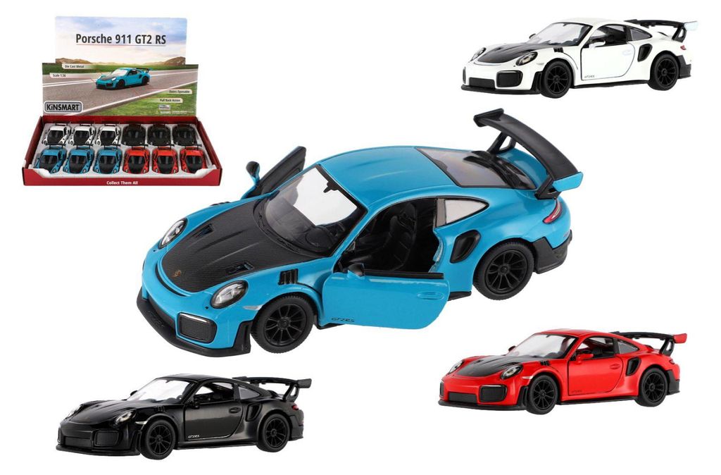 Kinsmart-Auto Porsche 911 GT2 RS, Metall/Kunststoff, 13 cm, Produktbild 