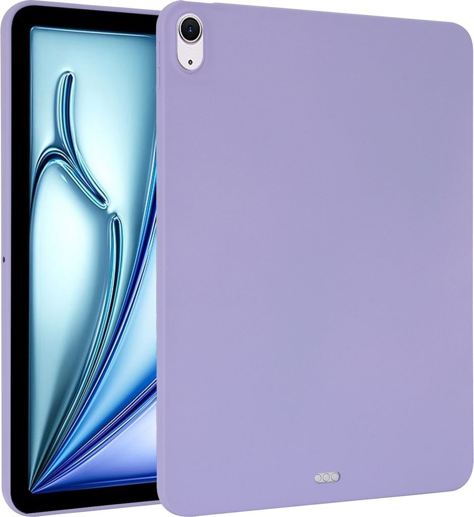 Für Apple iPad Air 11 Zoll 2025 / 2024 TPU Silikon Hülle Tablet Case Ultra dünn Cover Lila