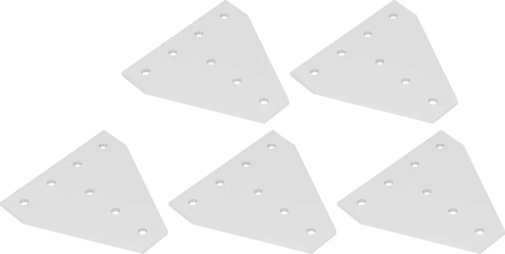 Plaque d'angle d'assemblage robuste 4040T en aluminium pour châssis - 9