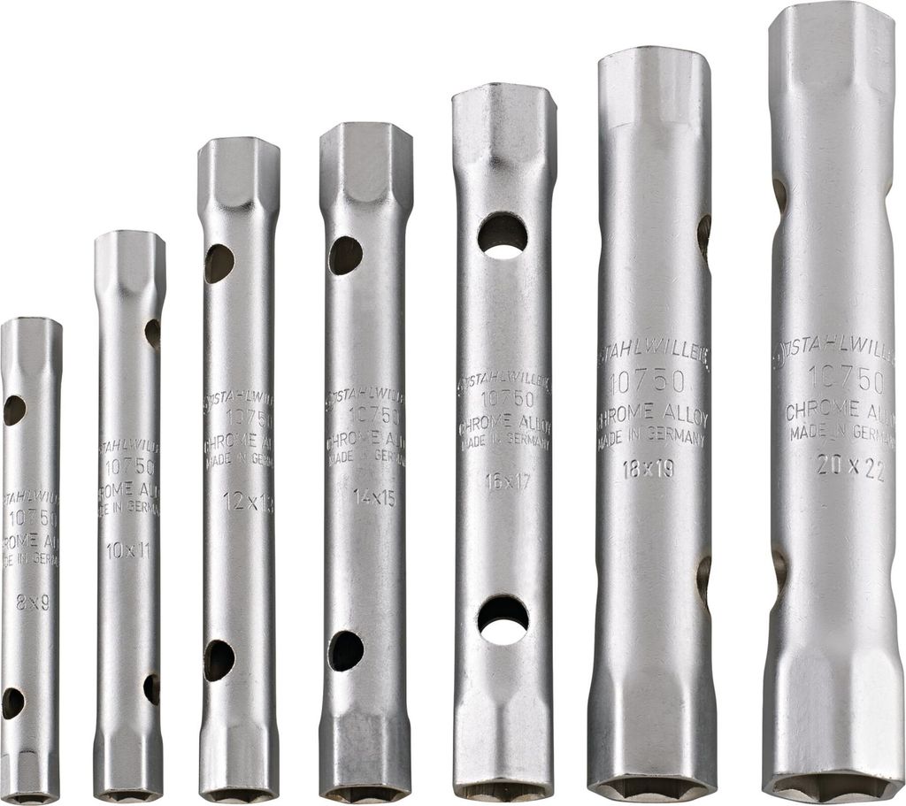 STAHLWILLE 96431202, 7 Kopf/Köpfe, Legierter Stahl, 830 g Produktbild 
