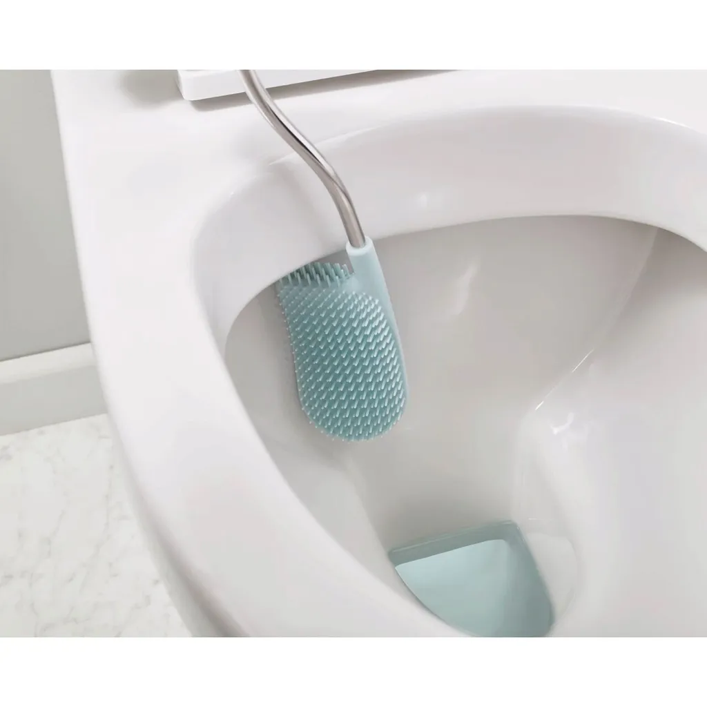 Brosse WC avec support de rangement compact Flex Smart Plus blanc bleu - 21