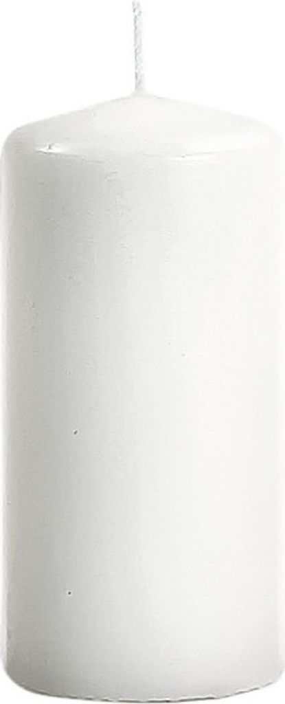 Wiedemann Stumpenkerze Flachkopf 20x7 cm Weiß