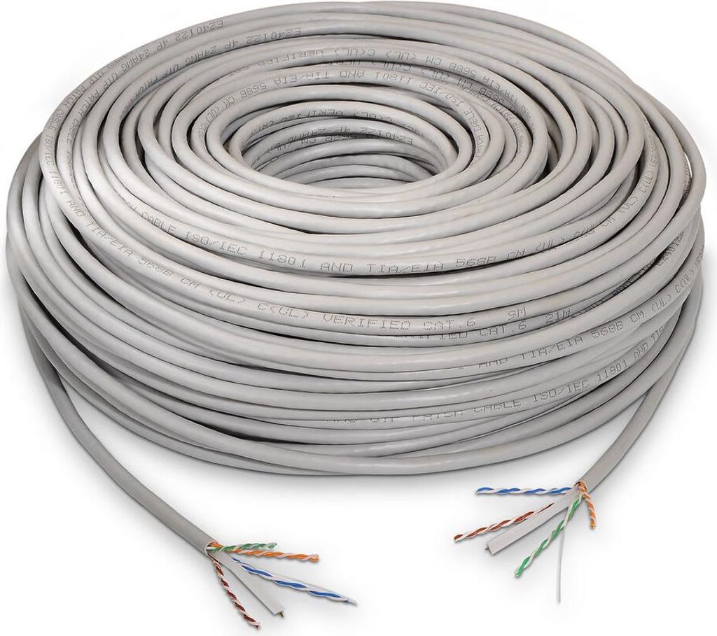 AISENS A135-0262, 305 m, Cat6, U/UTP (UTP), Grau Produktbild 