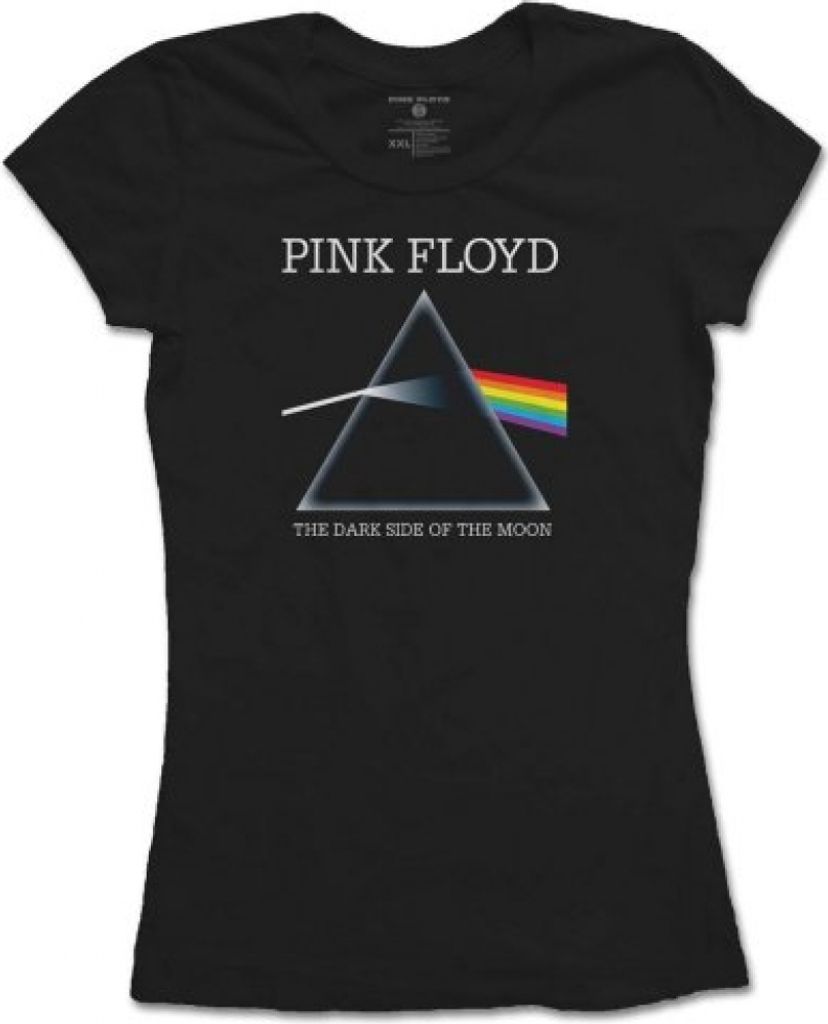 Pink Floyd Dark Side of the Moon Refract Damen Medium T-Shirt - Schwarz