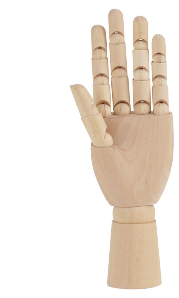 Frauenhand-Körperkünstlermodell Gelenkige Holzskulptur Schaufensterpuppe aus Holz (#3)