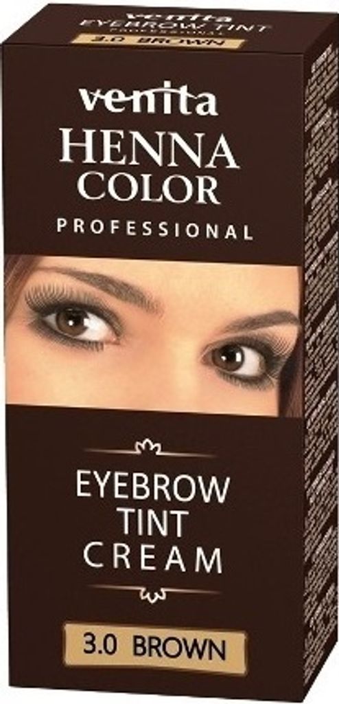 Venita Henna Color přírodní barva na obočí a řasy - hnědá Obrázek produktu 