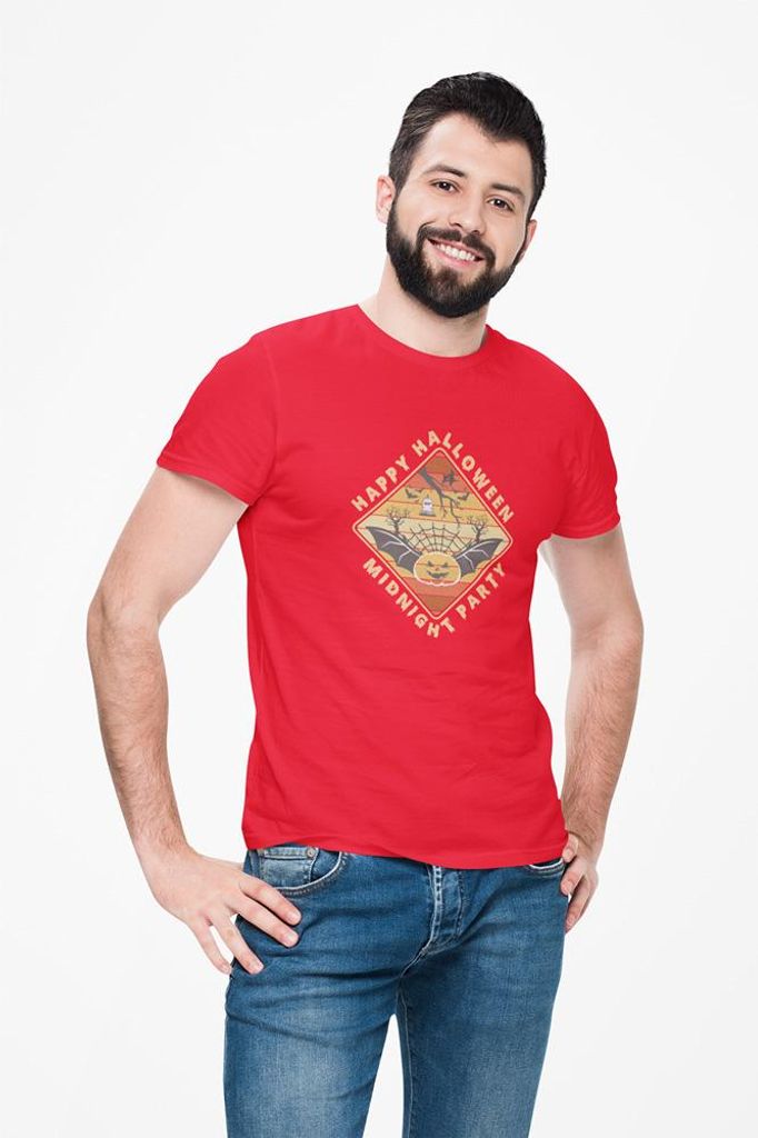D&B Uni Polo ST00250 Halloween Rot-Größe 4XL