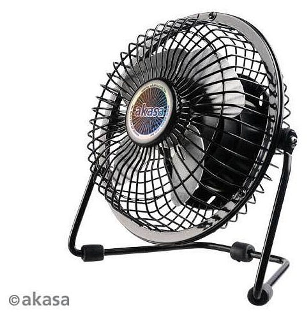 Akasa AK-UFN01-BK, Zwart, Tafelmodel, Aluminium, Metaal, Productafbeelding 