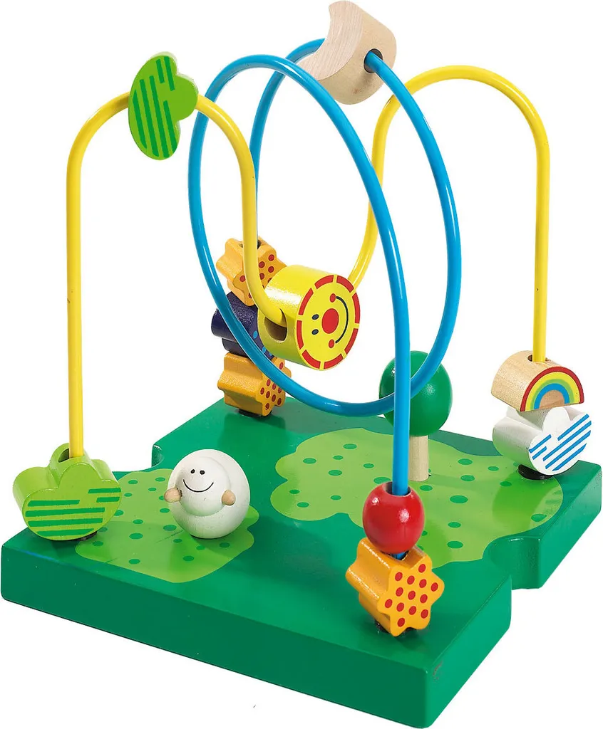 Cube d'Éveil Multi-activités en Bois Eichhorn Color pour Bébé dès 1 An - 3