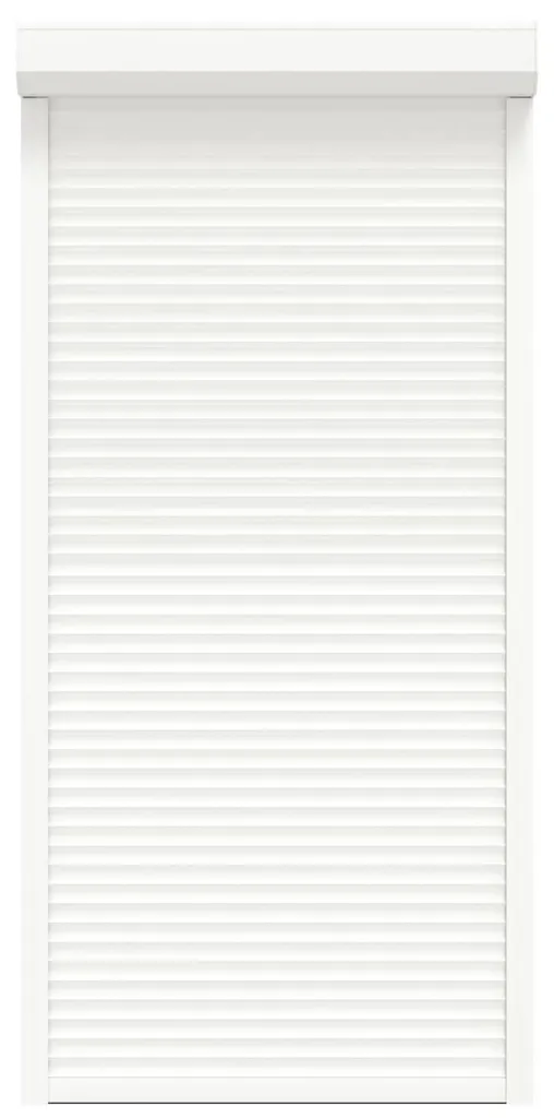 Volet roulant aluminium blanc 100x210 cm isolant mousse polyuréthane