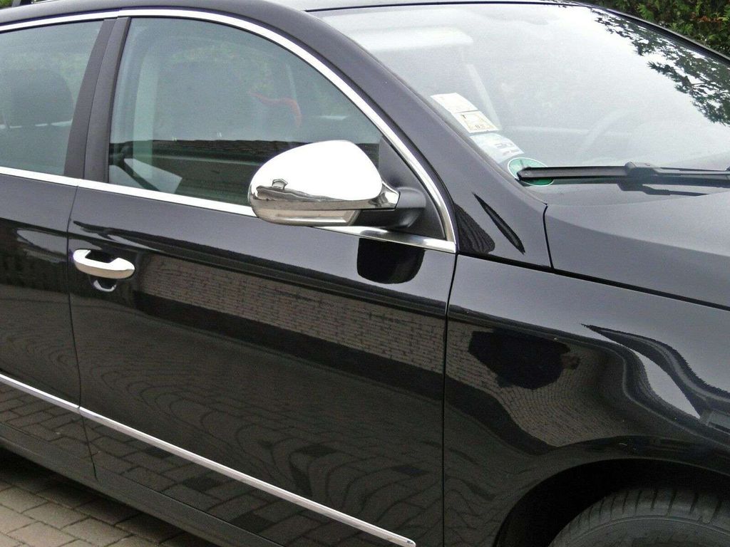 EDELSTAHL SPIEGELKAPPEN CHROM für VW PASSAT B6 , 3C | BJ Obrázek produktu 