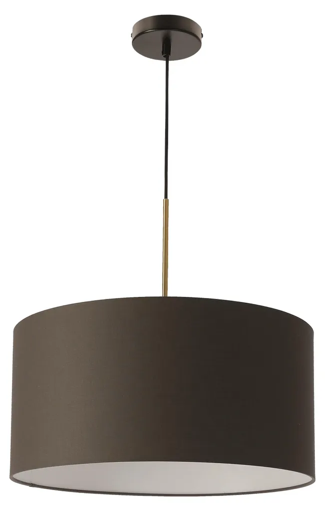 Suspension de Salon 40cm Vanti Gris-Noir pour Éclairage Douceur E27