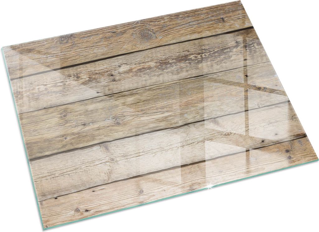 Holzdielen in einem Arrangement – Glasbodenplatte für – Kaminofen – Kaminplatte Glas – Schutzglas – Funkenschutzplatte –Glasbodenplatt...