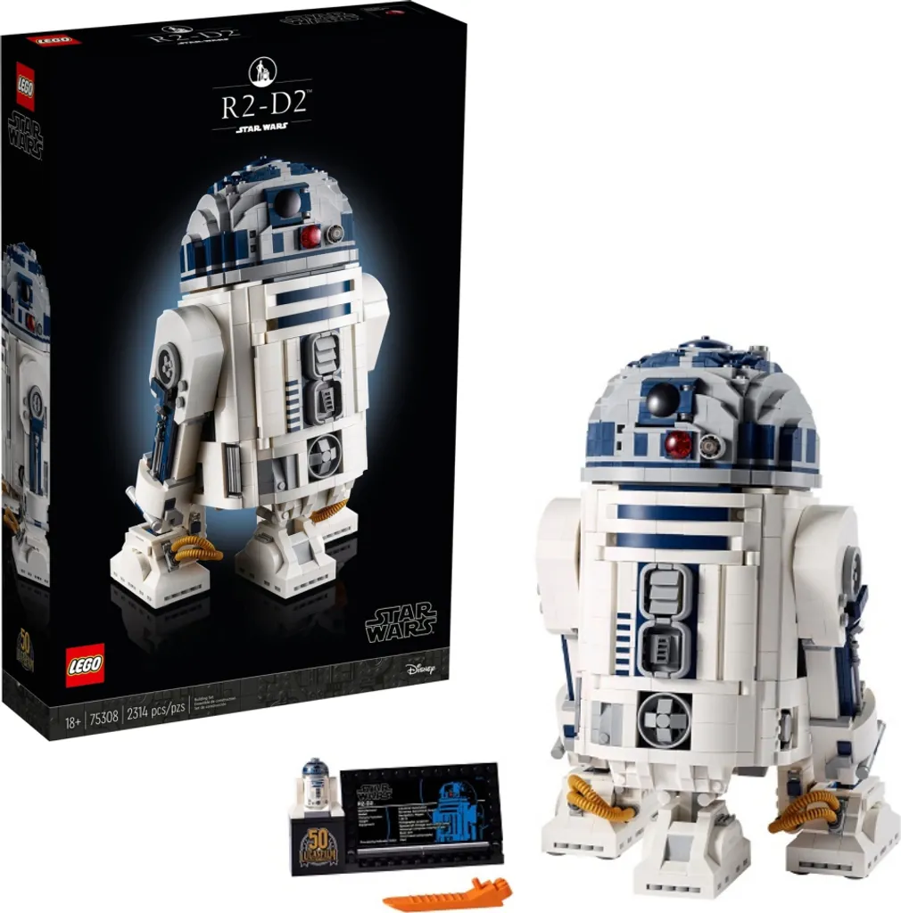 LEGO Star Wars 75308 R2-D2 - Modèle de Collection Droïde de 2314 Pièces