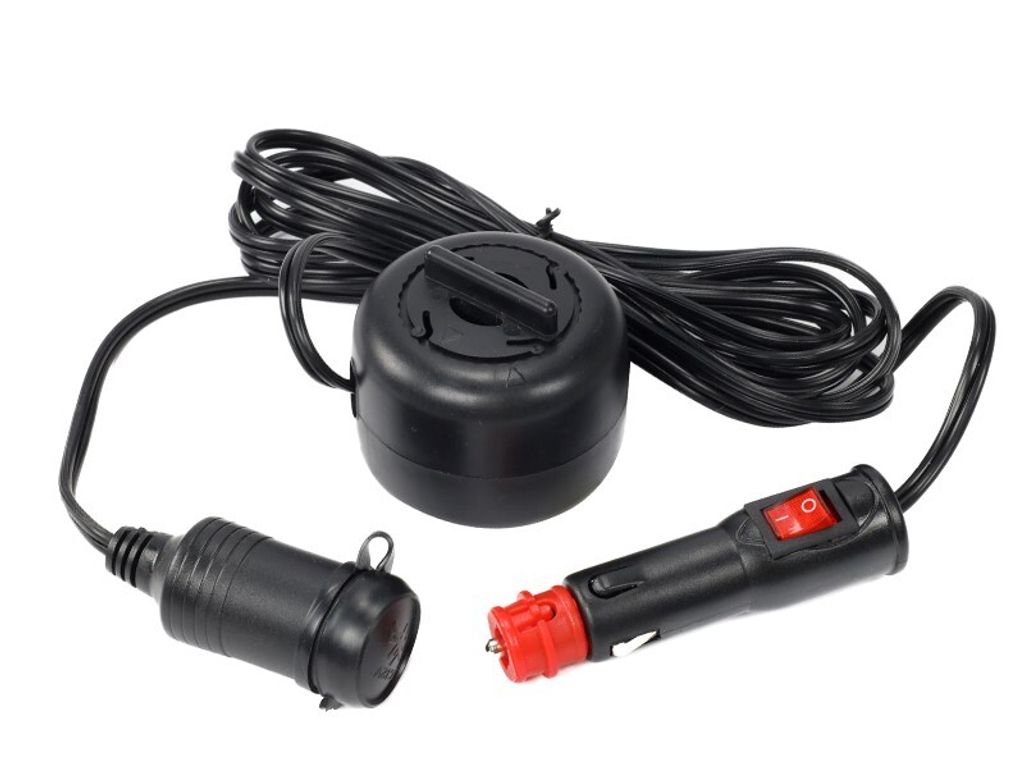 Spina Accendisigari Maschio 12V Con Interruttore ON/OFF, Fusibile 15A E LED – Cavi 1 Mt, Per Auto E Camper - 3