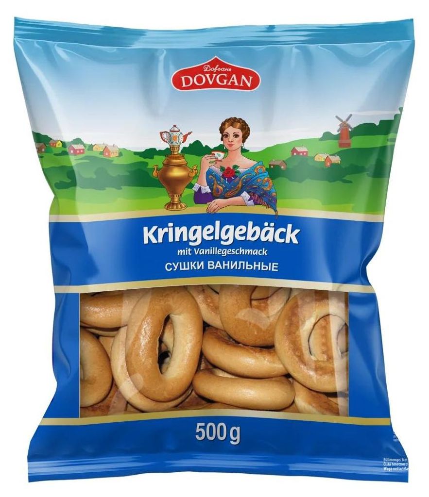 DOVGAN Kringelgebäck mit Vanillegeschmack 500g Produktbild 