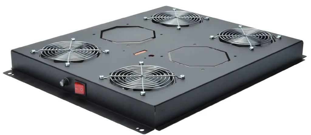 Ventilateur de toit pour baie de brassage 19 pouces DIGITUS 4 turbines