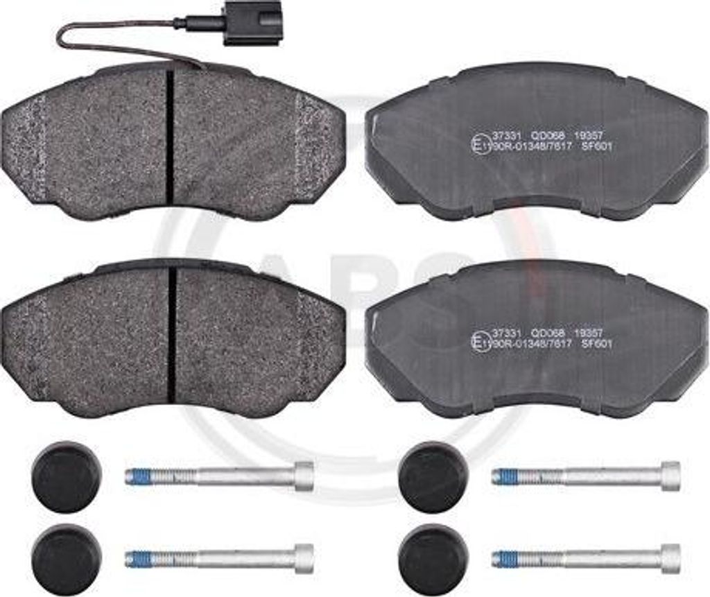 A.B.S. 37331 Bremsbelagsatz, Scheibenbremse OE 425242 kompatibel mit Jumper, Ducato, Boxer