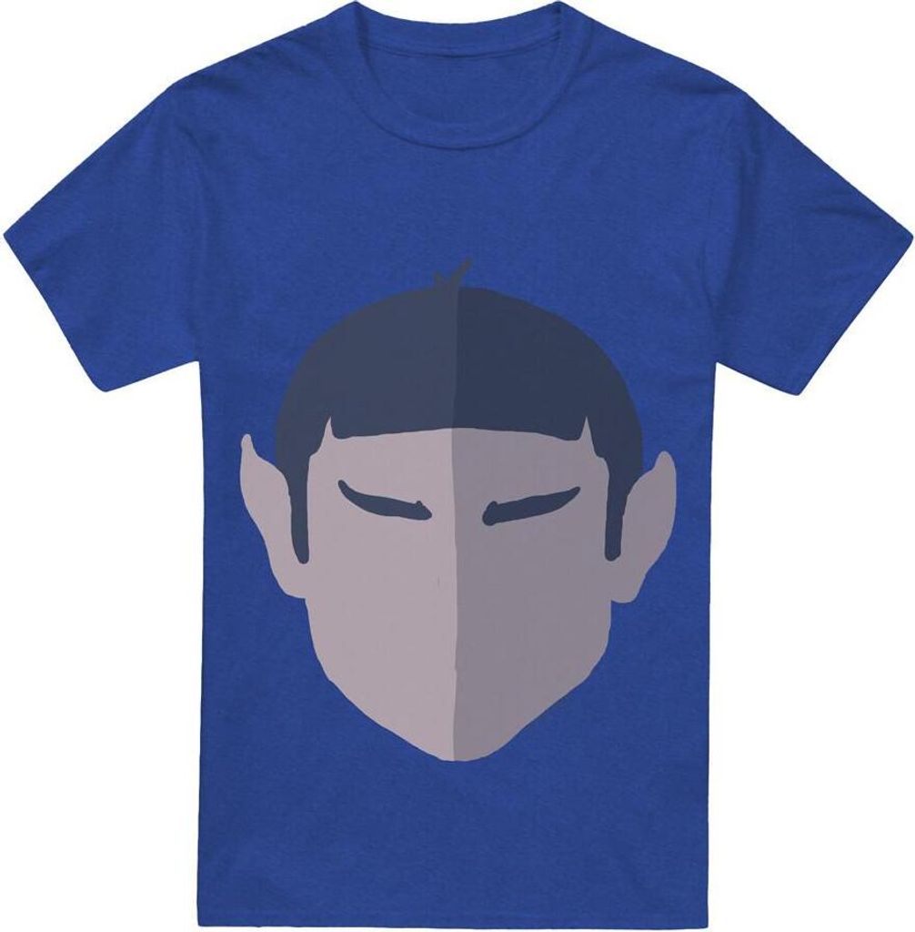 Star Trek - "The Vulcan" T-Shirt für Herren/Damen Uni TV18069 (L) (Königsblau)