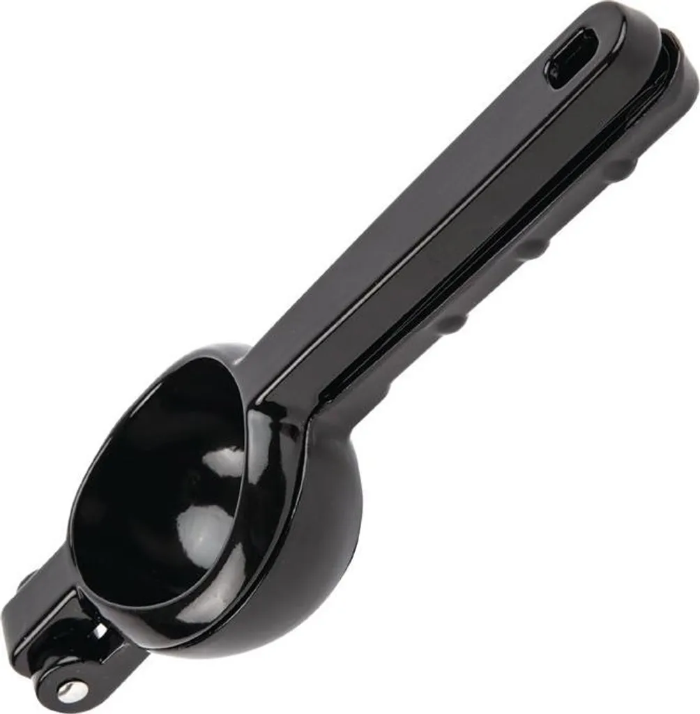 Spremiagrumi Olympia per lime e limoni - Spremiagrumi a mano in alluminio resistente, nero
