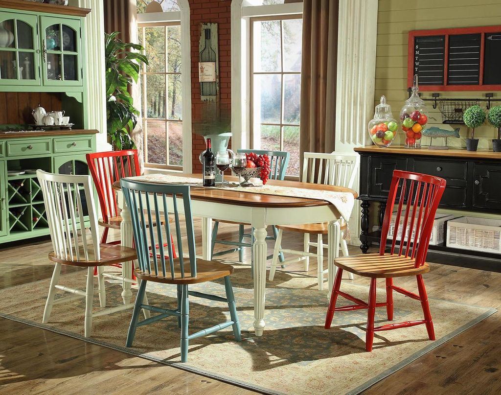 Esszimmer Set Vitrine Esstisch 6x Stuhl Garnitur Tisch Gruppe 8tlg. Set Anrichte