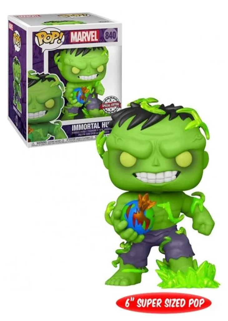 Funko Pop Immortal Hulk 840 Marvel Figurine Spéciale Édition 9cm