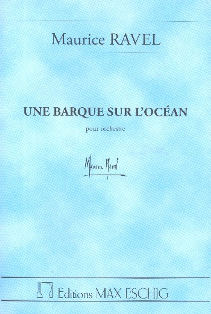 Une Barque Sur L'Ocean Pour Or- Chestre, Oeuvre Posthume Studienpartitur