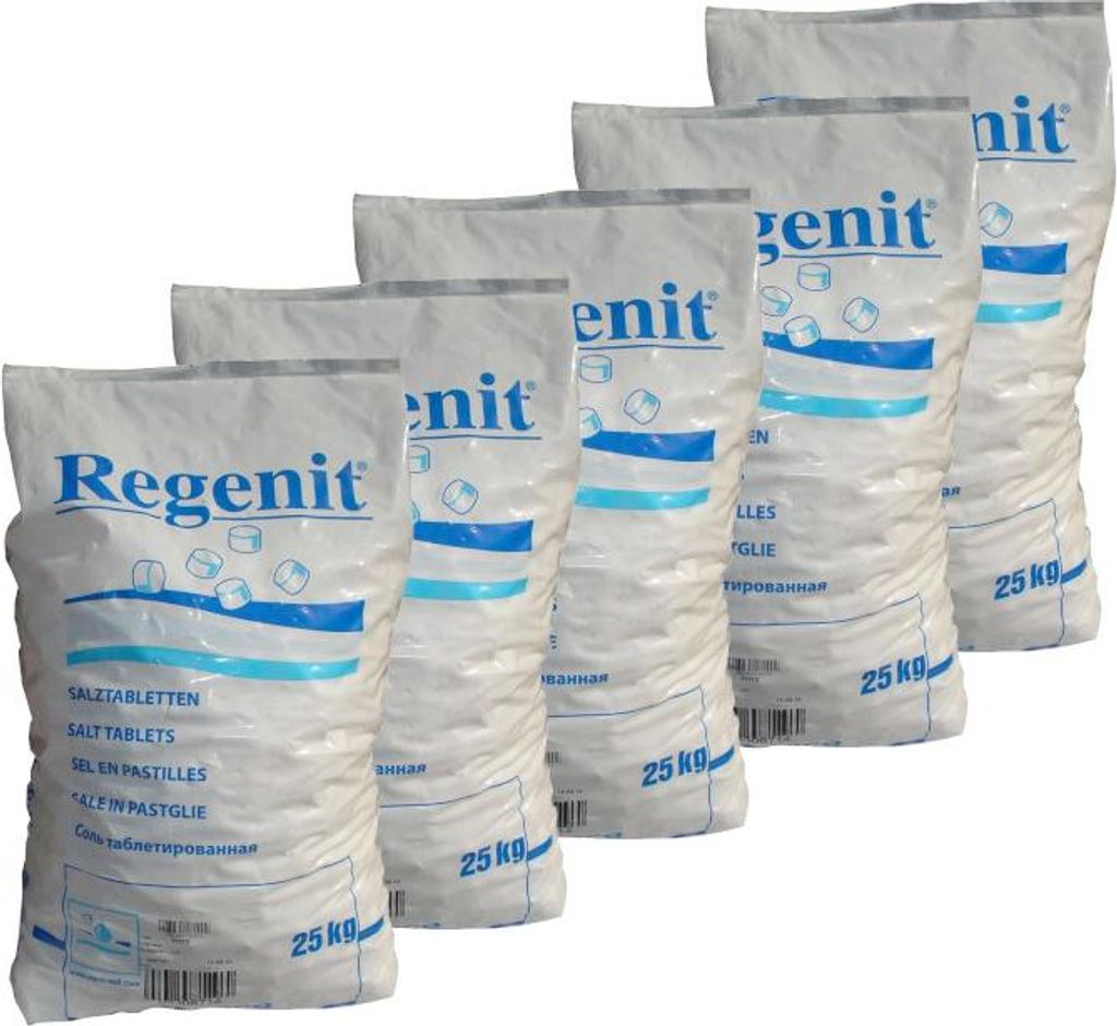 Regenit® 5x25kg Salztabletten Regeneriersalz Produktbild 