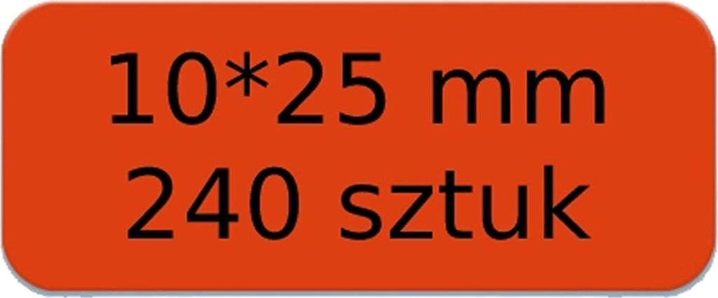 EDIBAZZAR | NIIMBOT Thermoetikettenaufkleber 10x25_ROT