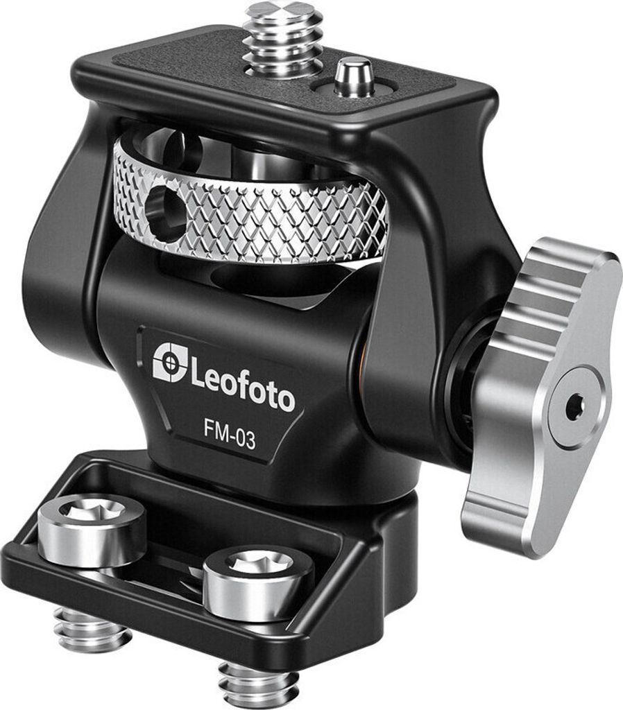 Leofoto Camera Cage Monitorhalterung FM-03 mit zwei Anschlußgewinden 1/4"