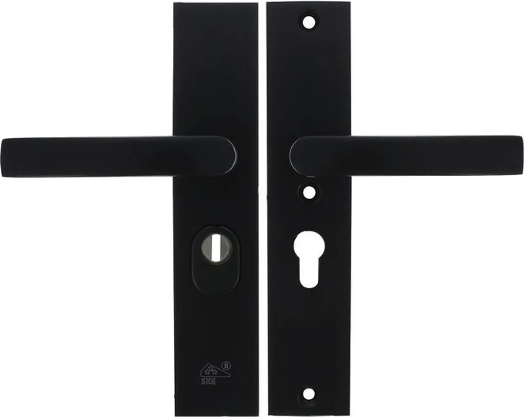 Ferrure de protection noire SKG3 PC55 anti-arrachement - Set complet