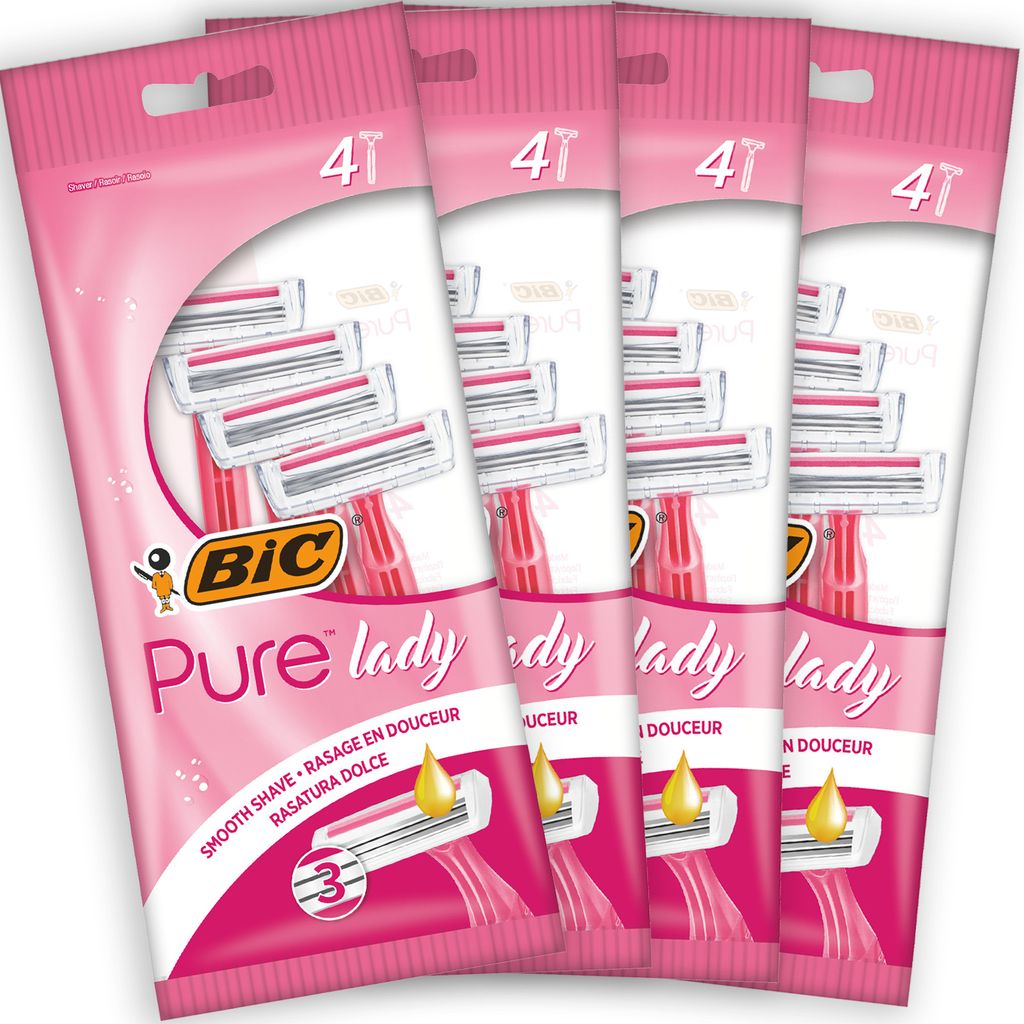 BIC Pure 3 Lady Rasierer Damen, 16 Einwegrasierer mit je 3 Produktbild 