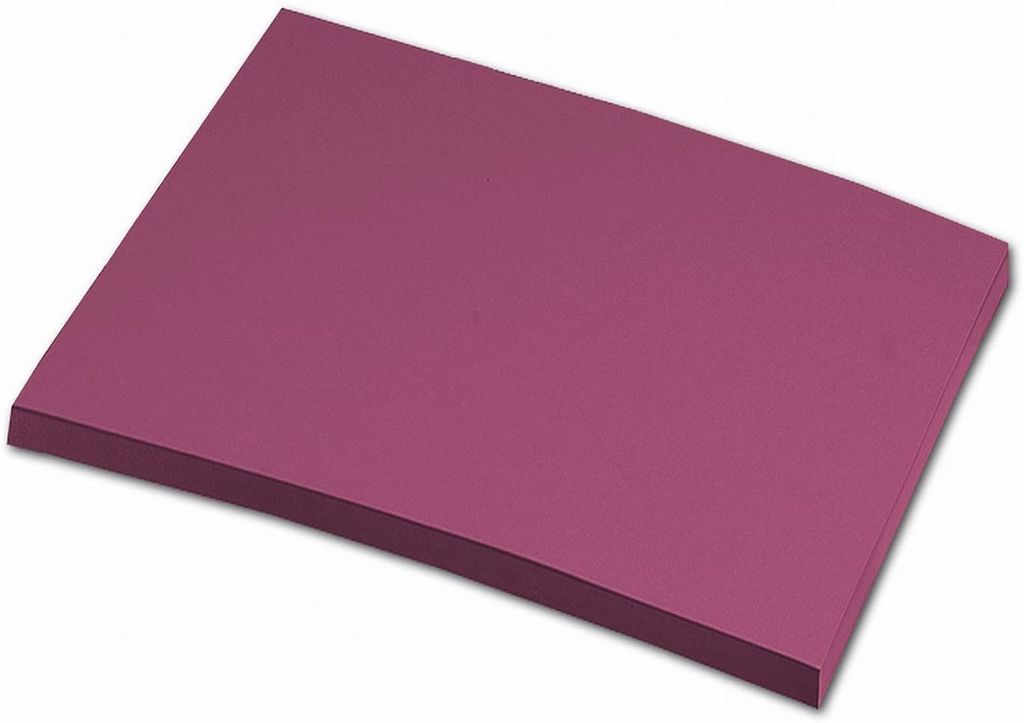 folia Tonpapier DIN A4 130 g/qm weinrot 100 Blatt