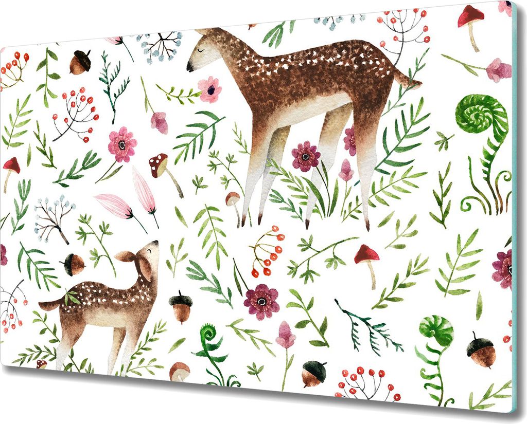 Glas-Herdabdeckplatte Glaskeramikkochfeld-Abdeckung Spritzschutz - 80x52 cm - Blaue Schiffe Boote