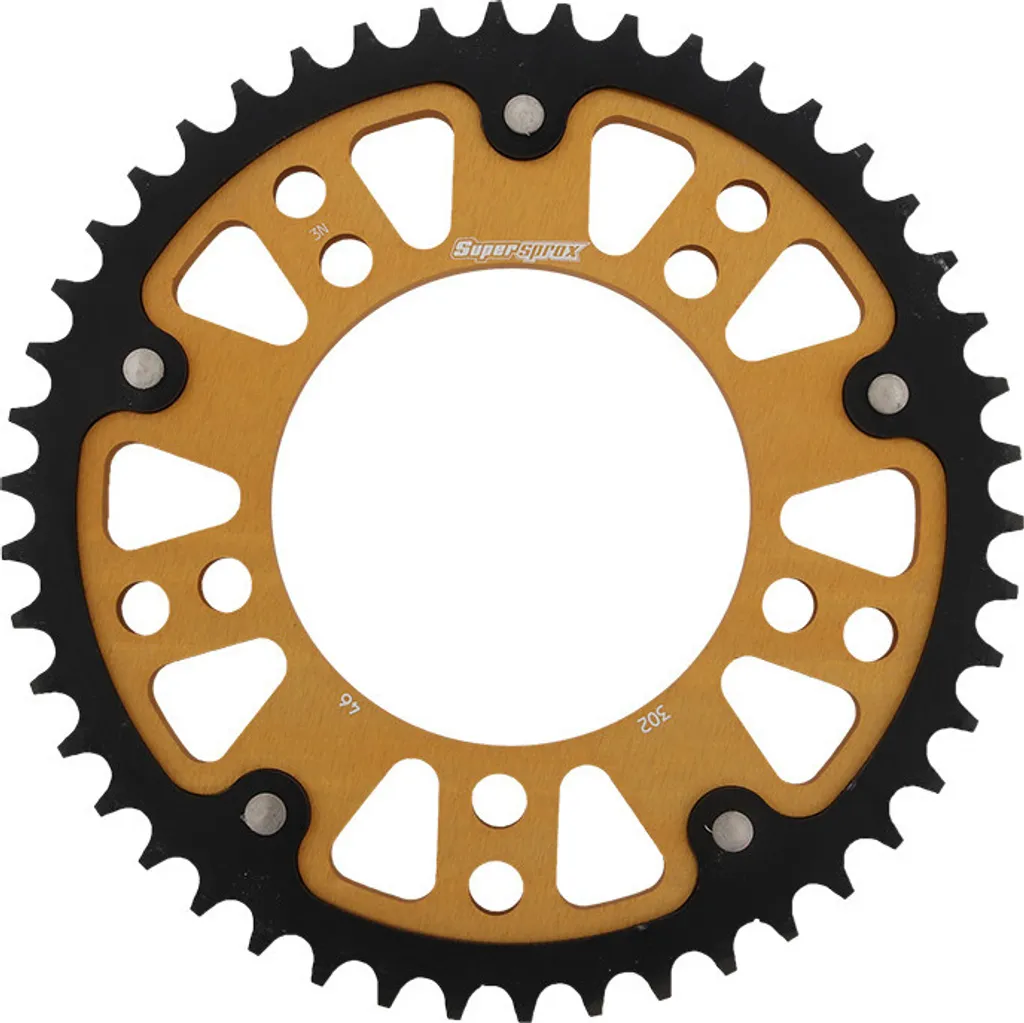 Couronne Stealth Supersprox 530 - 46 Dents Or RST-302:46-GLD Moto