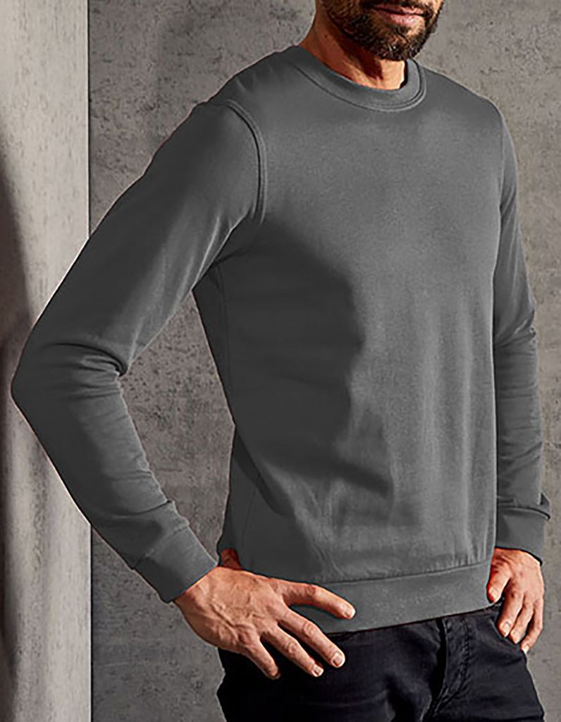 Men ́s New Sweater 100, Steel Grey (Solid), XL