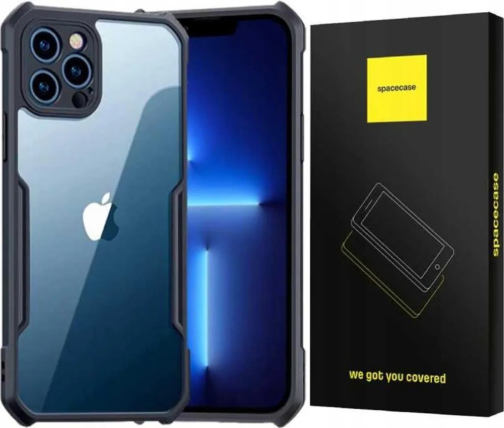 Évitez les bris d'écran sur iPhone 13 Pro avec la coque SPACECASE noir