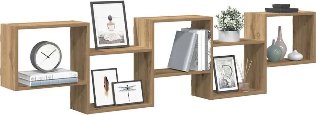 Scaffale 5 Cubi Maison Exclusive Rovere Artigianale - Libreria Robusta