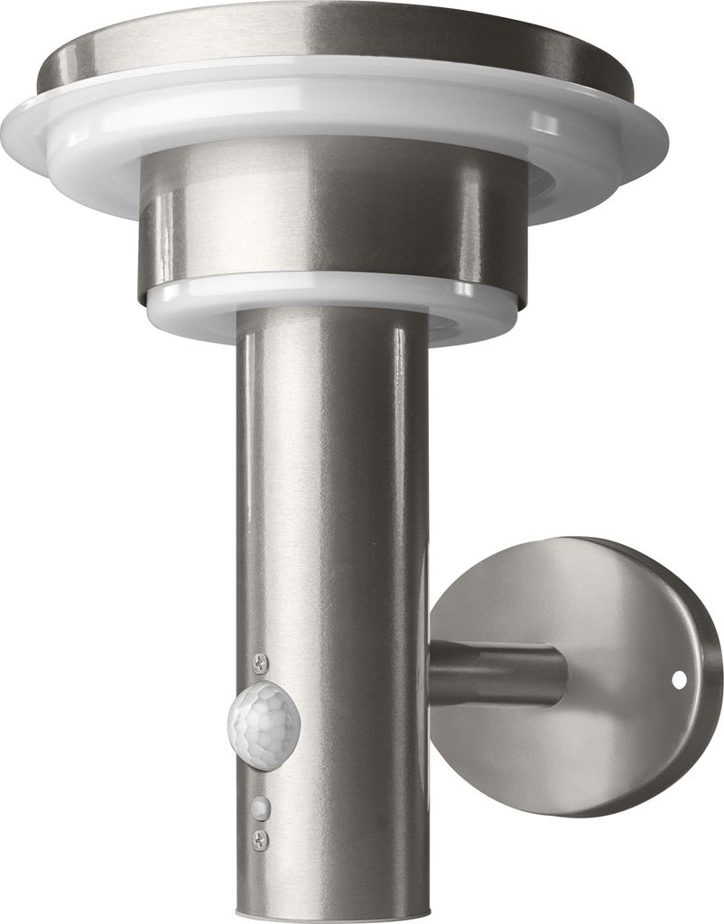 OSRAM 4099854455384 Solarbetriebene Laternenleuchten mit Bewegungs-und Lichtsensoren, zwei Leuchtringe 6.00 W 400 lm