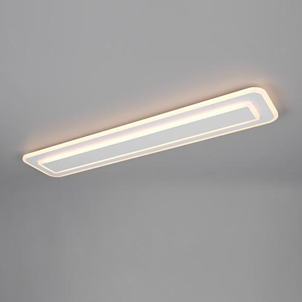 Moderne plafondlamp Riva wit 90cm Productafbeelding 