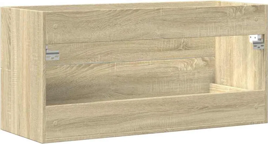 Mobile Sottolavabo Professionale 100x38,5x48 cm - Rovere Sonoma - 7