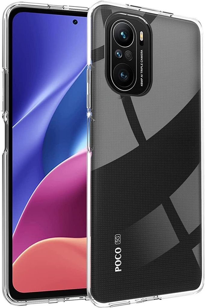 Schutzhülle für Xiaomi Poco F3 / Mi 11i Hülle Transparent Produktbild 