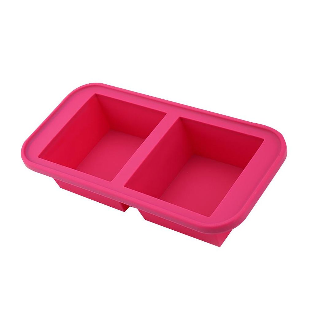 Portionskontrolle 250ml 500ml Extragroße Silikon-Gefriertabletts Mit Deckel – 4 Stück, 2-Tassen-Fächer (250 Ml & 500 Ml), Perfekt Für Suppe, Brühe & Soßen – Meal Prep Leicht Gemacht