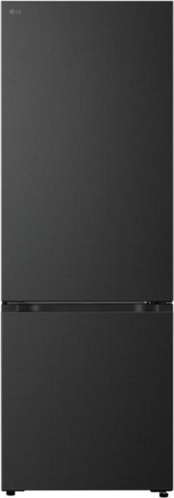 69,7 cm breiter, 279 l fassender, mattschwarzer kombi-kühlschrank Lg GBBW322CEV